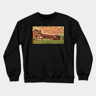 Stunning Train Picture-Zug Bild Crewneck Sweatshirt